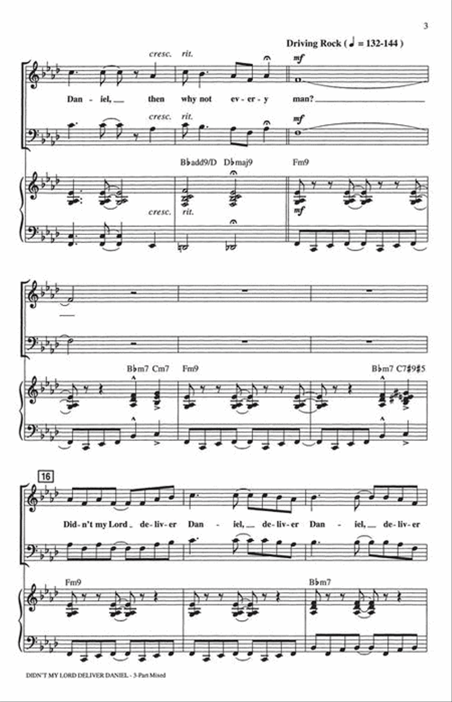 <br>Sheet music extract