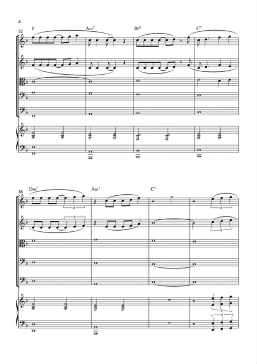 Part Of Your World (reprise) String Quintet scores gallery preview page 4