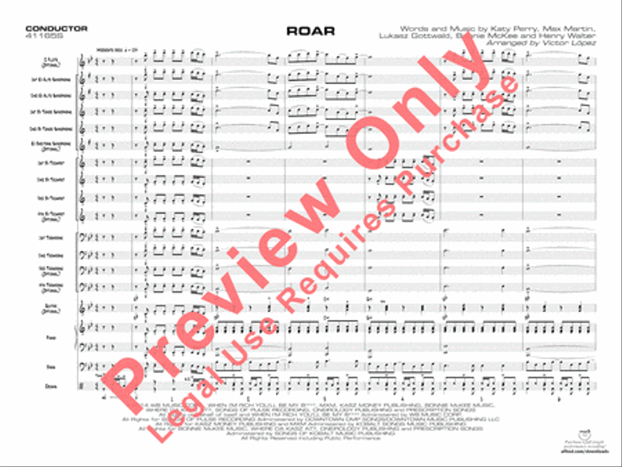 Roar Jazz Ensemble scores gallery preview page 4