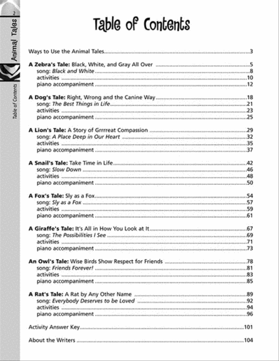 Animal Tales Animal Tales Choir scores gallery preview page 2