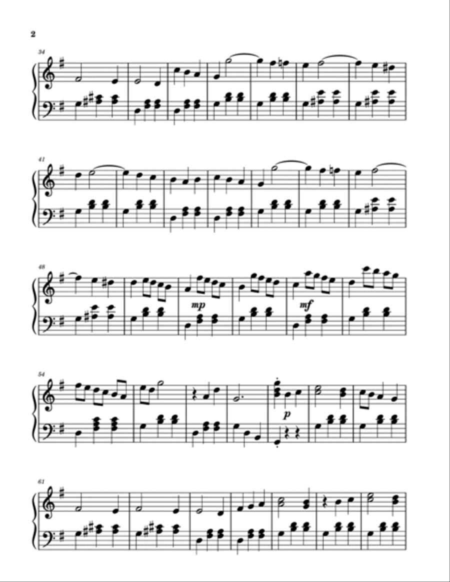 Sempre Libera from La Traviata Piano Solo scores gallery preview page 2
