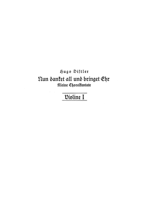 Nun danket all und bringet Ehr, Op. 11/2