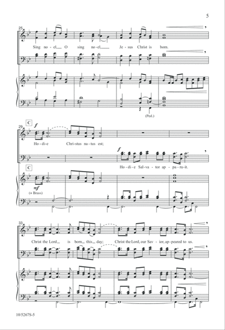 Christmas Gloria 4-Part scores gallery preview page 5
