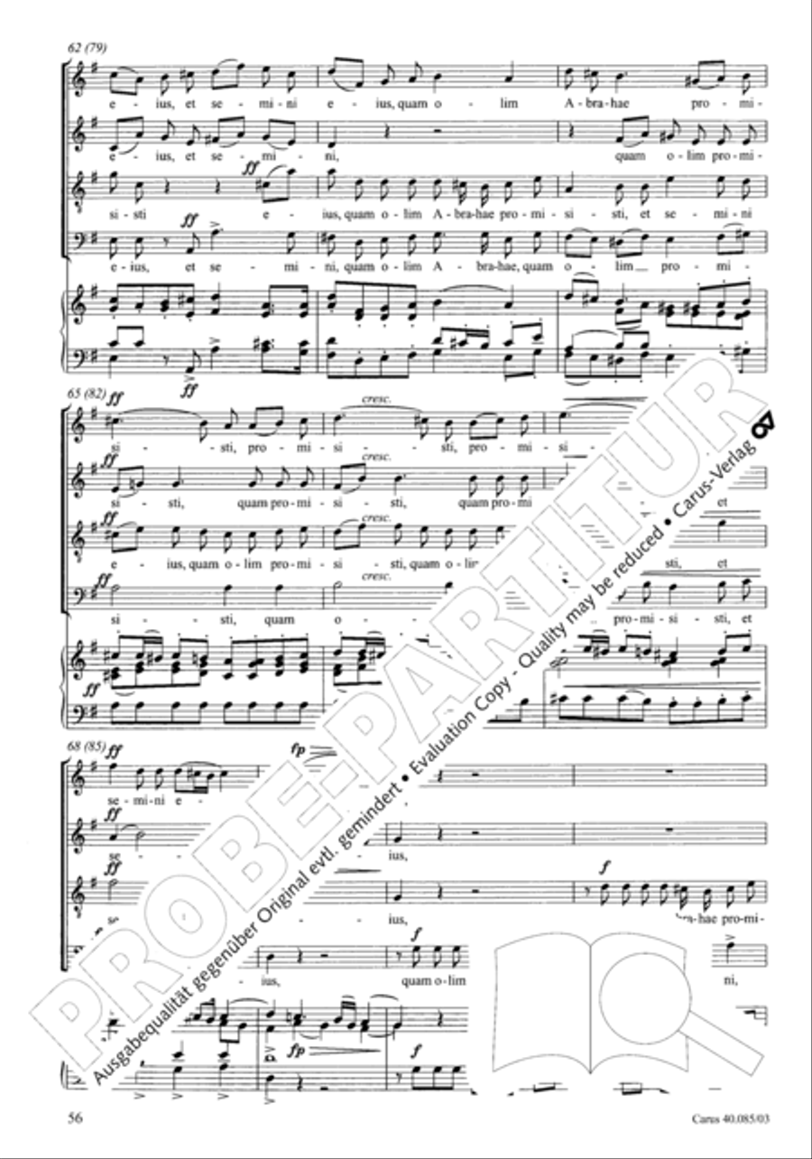 Missa pro defunctis Missa pro defunctis 4-Part scores gallery preview page 57
