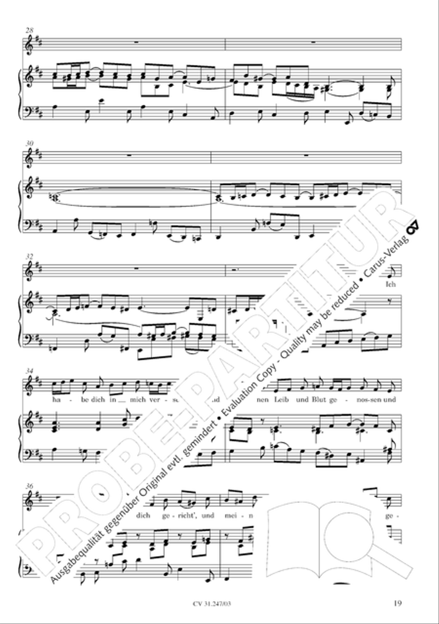 St. Mark Passion (Markus-Passion) 4-Part scores gallery preview page 20