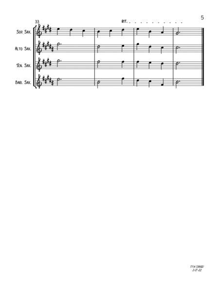 The First Noel (SATB Sax Quartet) image number null
