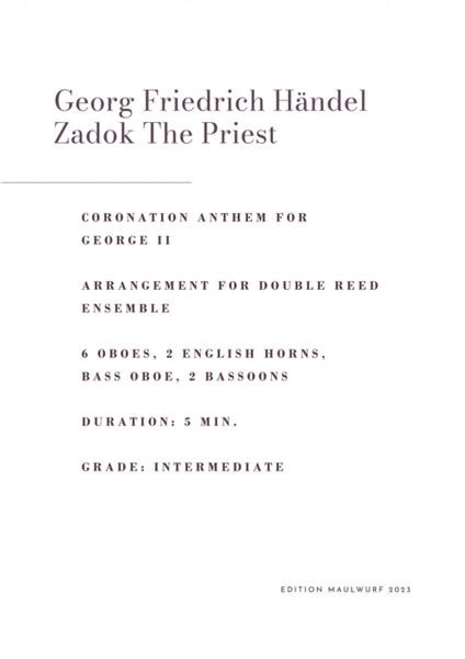 Zadok The Priest image number null