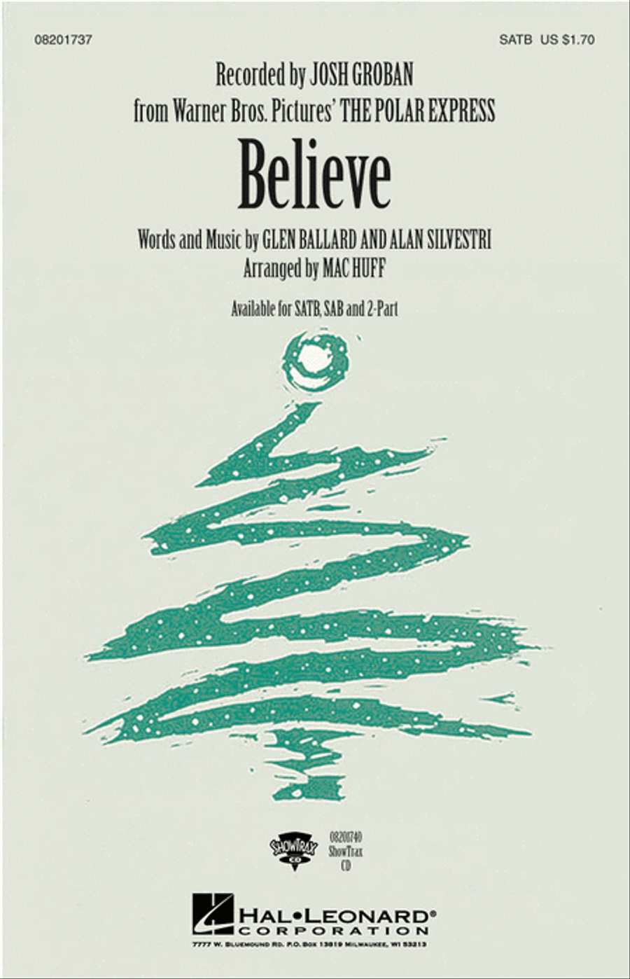 Believe Believe 4-Part scores gallery preview page 1