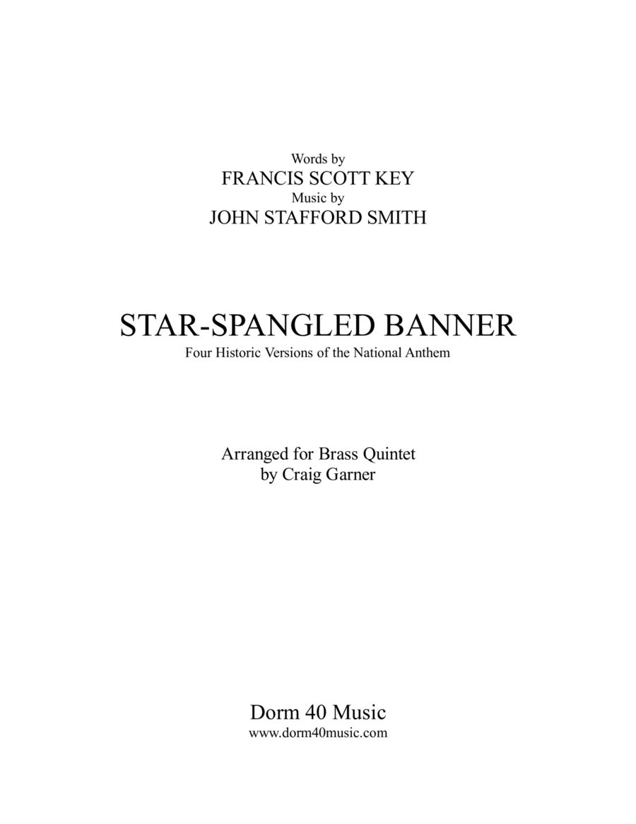 Star-Spangled Banner (Four Historic Versions of the National Anthem) image number null