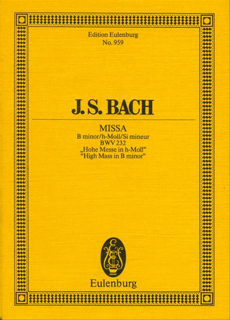 Mass in B minor, BWV 232 Choir scores gallery preview page 1