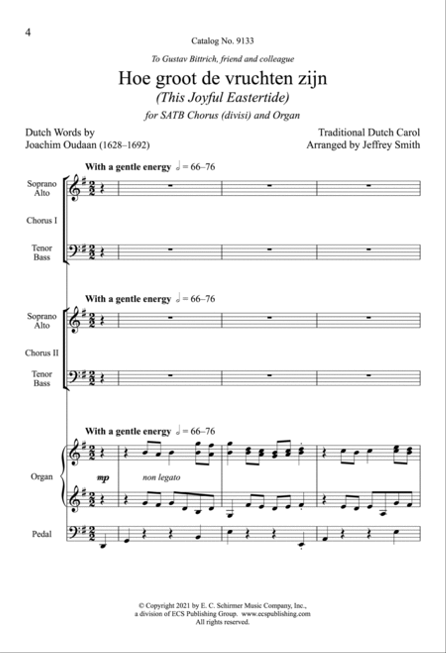 Hoe groot de vruchten zijn Divisi scores gallery preview page 3