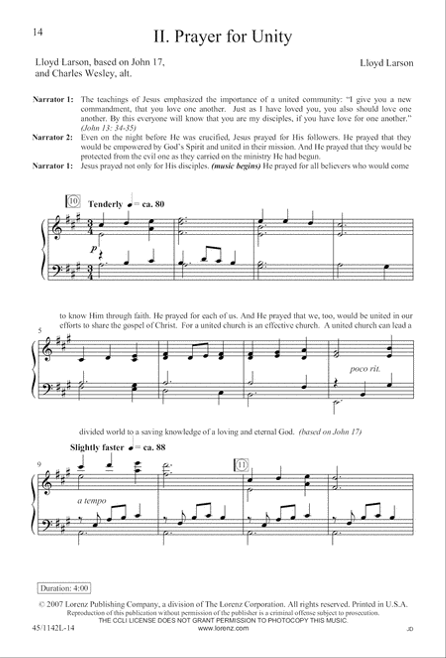 The Church's One Foundation 4-Part scores gallery preview page 16