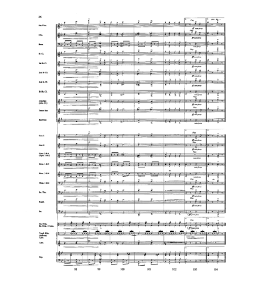 Sabre and Spurs Concert Band scores gallery preview page 18