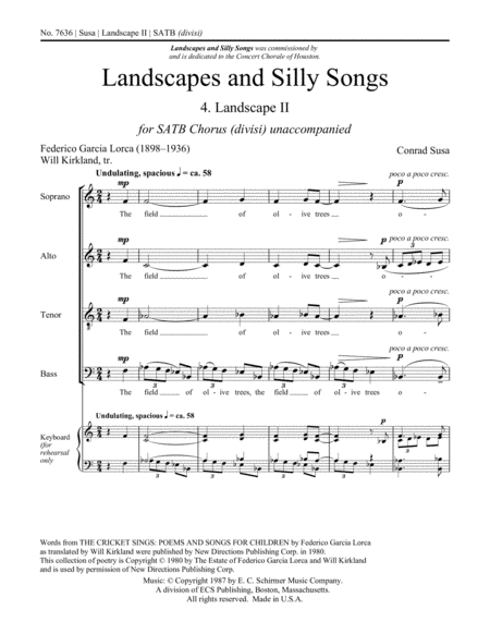 Landscapes and Silly Songs: 4 Landscape II