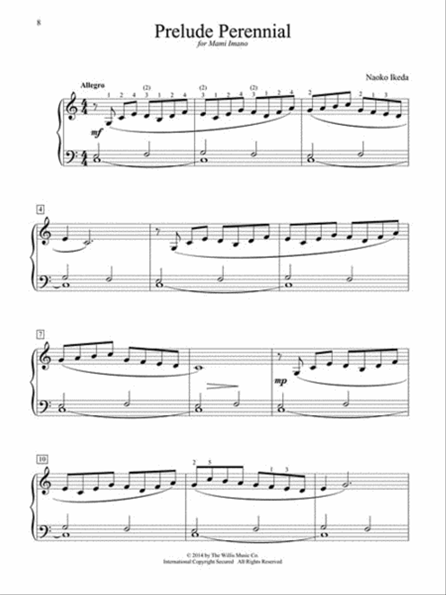 Seasonal Scenes at the Piano Easy Piano scores gallery preview page 5