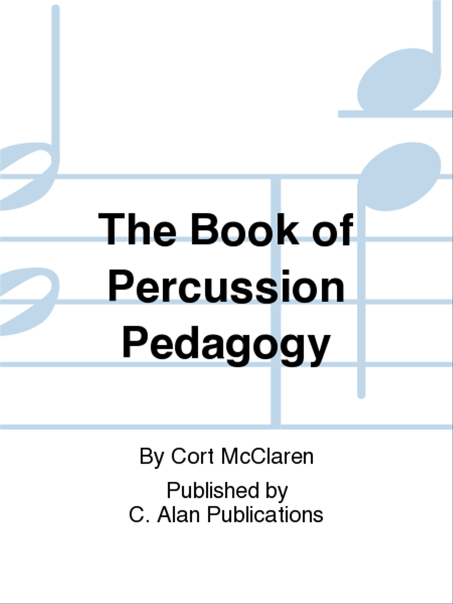 The Book of Percussion Pedagogy Percussion scores gallery preview page 1