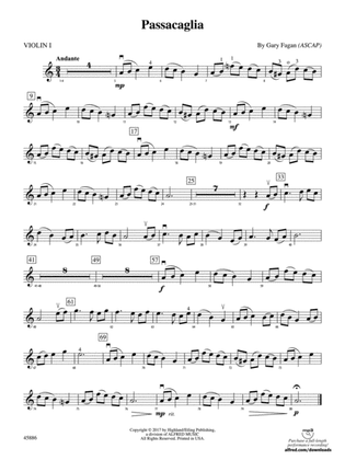 Passacaglia: 1st Violin