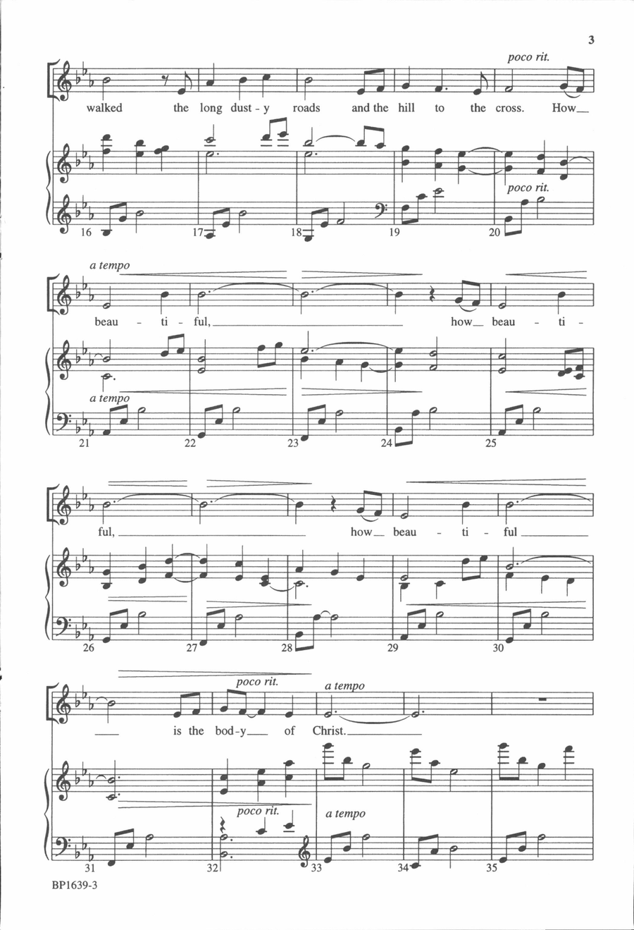 How Beautiful 4-Part scores gallery preview page 3