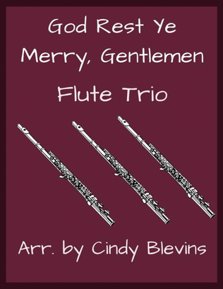 Book cover for God Rest Ye Merry, Gentlemen, for Flute Trio