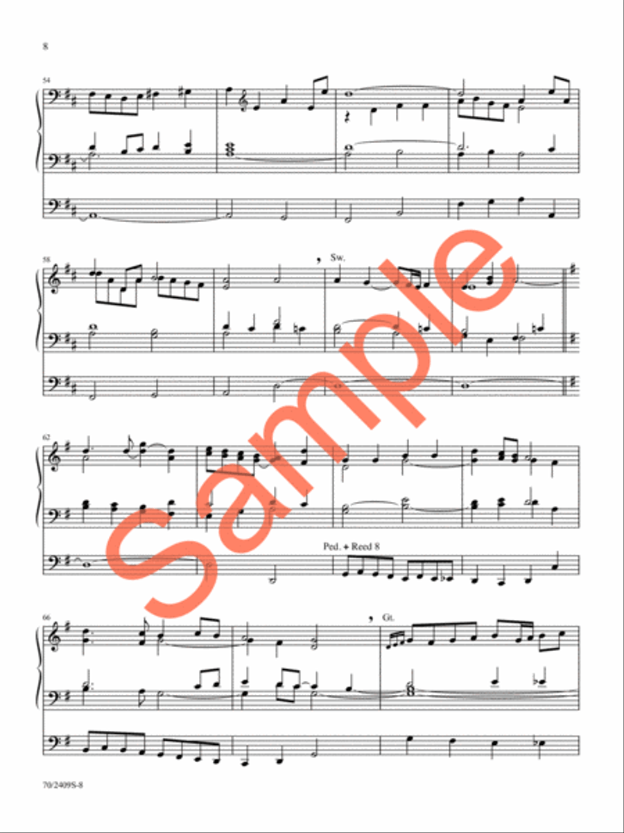 Ascension Alleluias Organ Solo scores gallery preview page 8