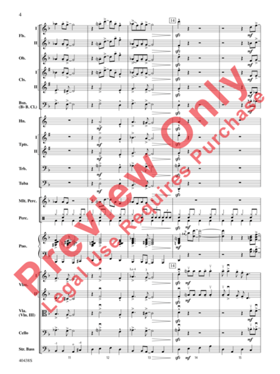 Minnie the Moocher Full Orchestra scores gallery preview page 5