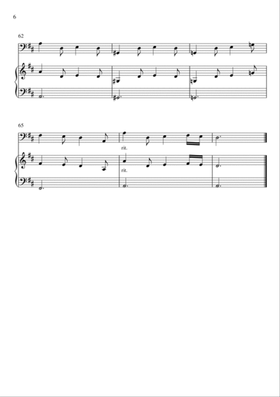 Fallen Down (from Undertale) Small Ensemble scores gallery preview page 6
