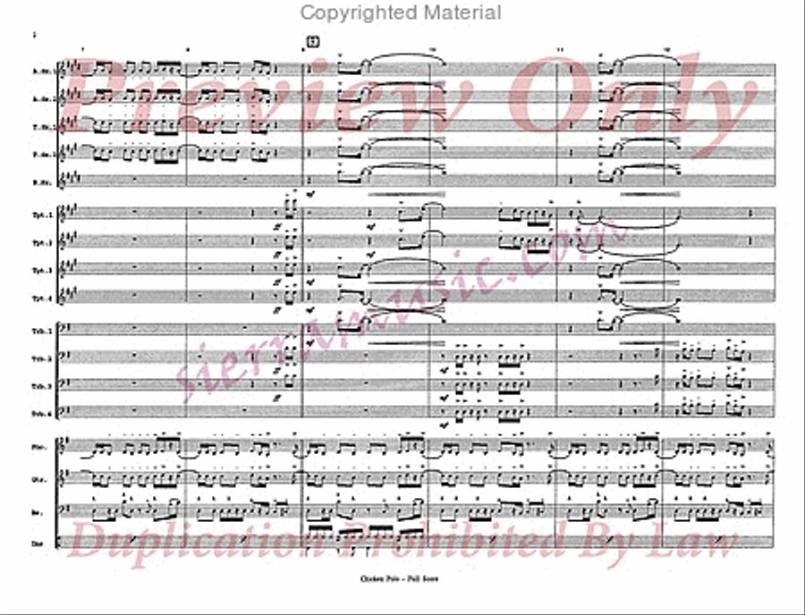 Chicken Polo Big Band scores gallery preview page 3