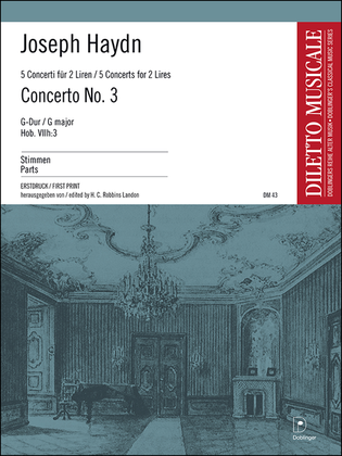 Concerto Nr. 3 G-Dur Hob. VIIh:3