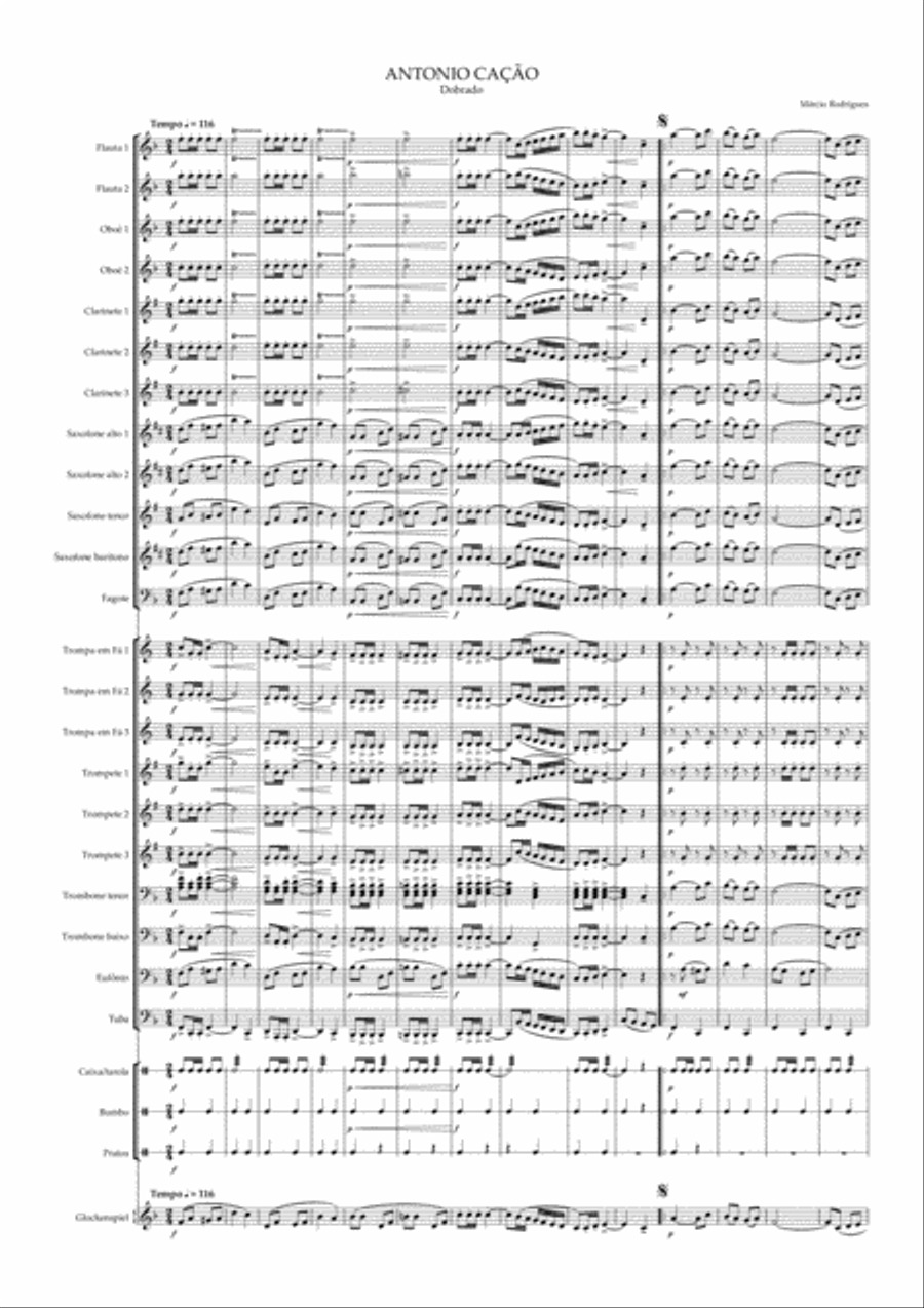 Antonio Cação Antonio Cação Marching Band scores gallery preview page 2