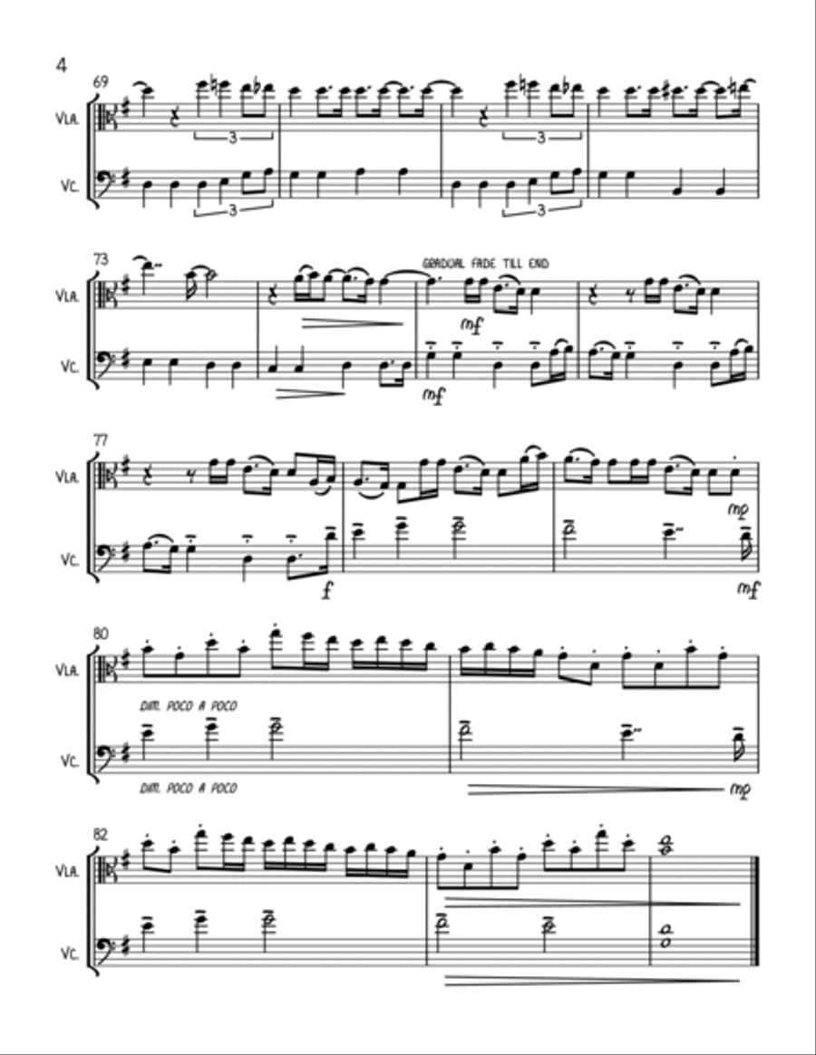 All You Need Is Love String Duet scores gallery preview page 4
