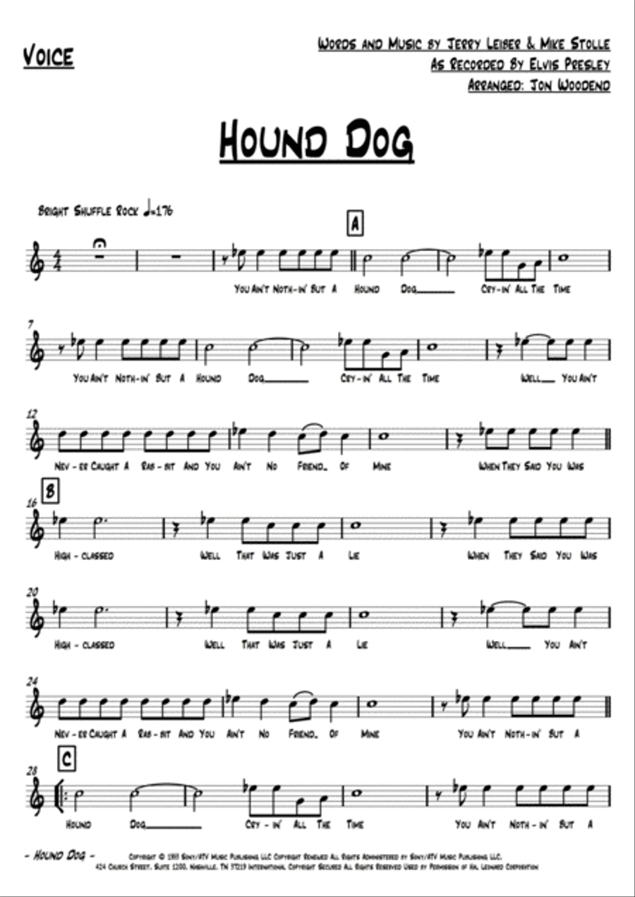 Hound Dog Jazz Ensemble scores gallery preview page 2