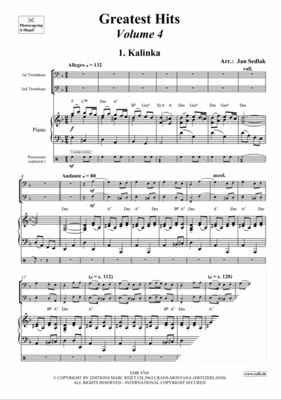 Greatest Hits Volume 4 Trombone Duet scores gallery preview page 4
