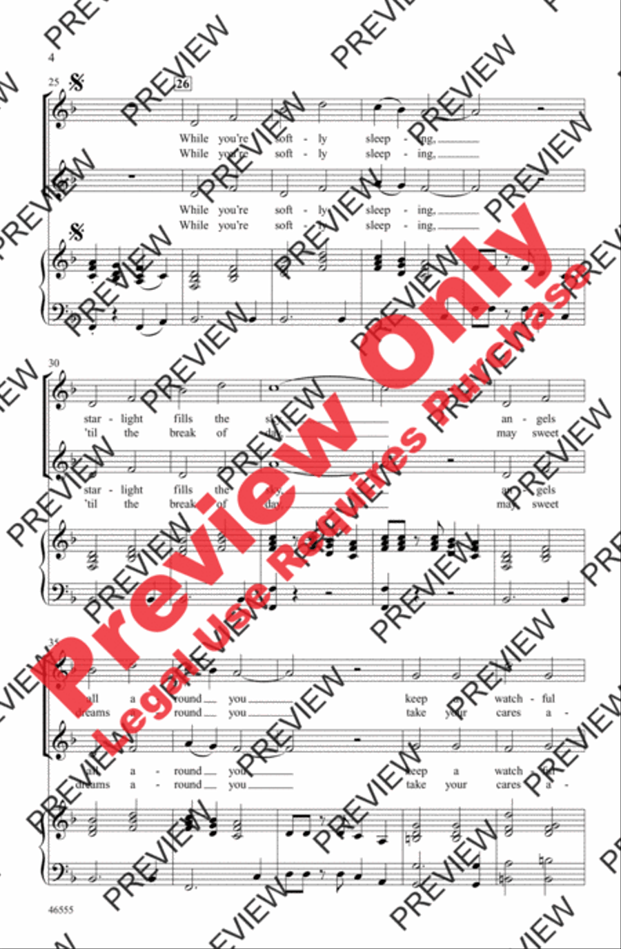 Thula, Thula Ngoana 2-Part scores gallery preview page 4
