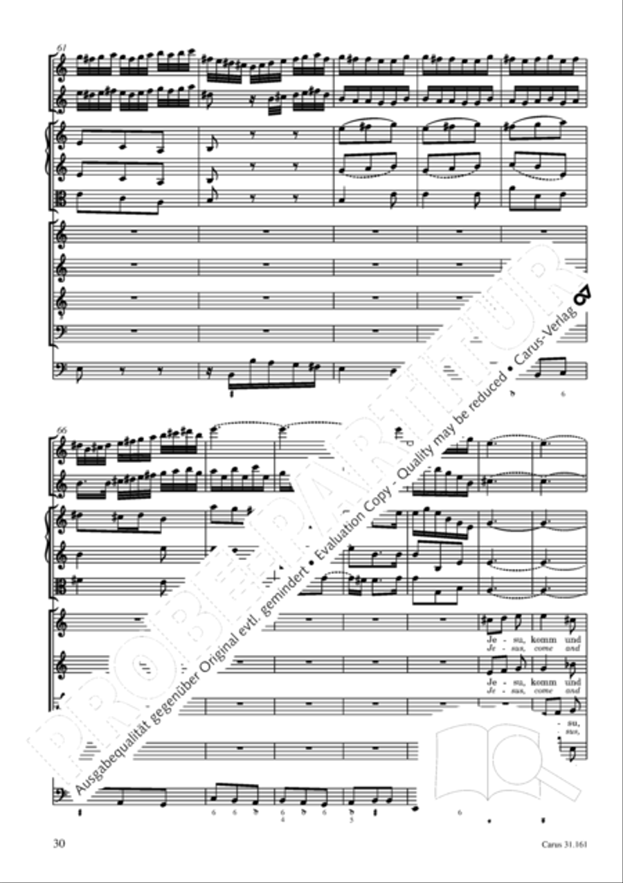 Komm, du susse Todesstunde 4-Part scores gallery preview page 30