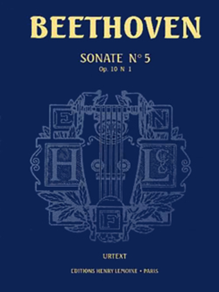 Book cover for Sonate No. 5 Op. 10 No. 1