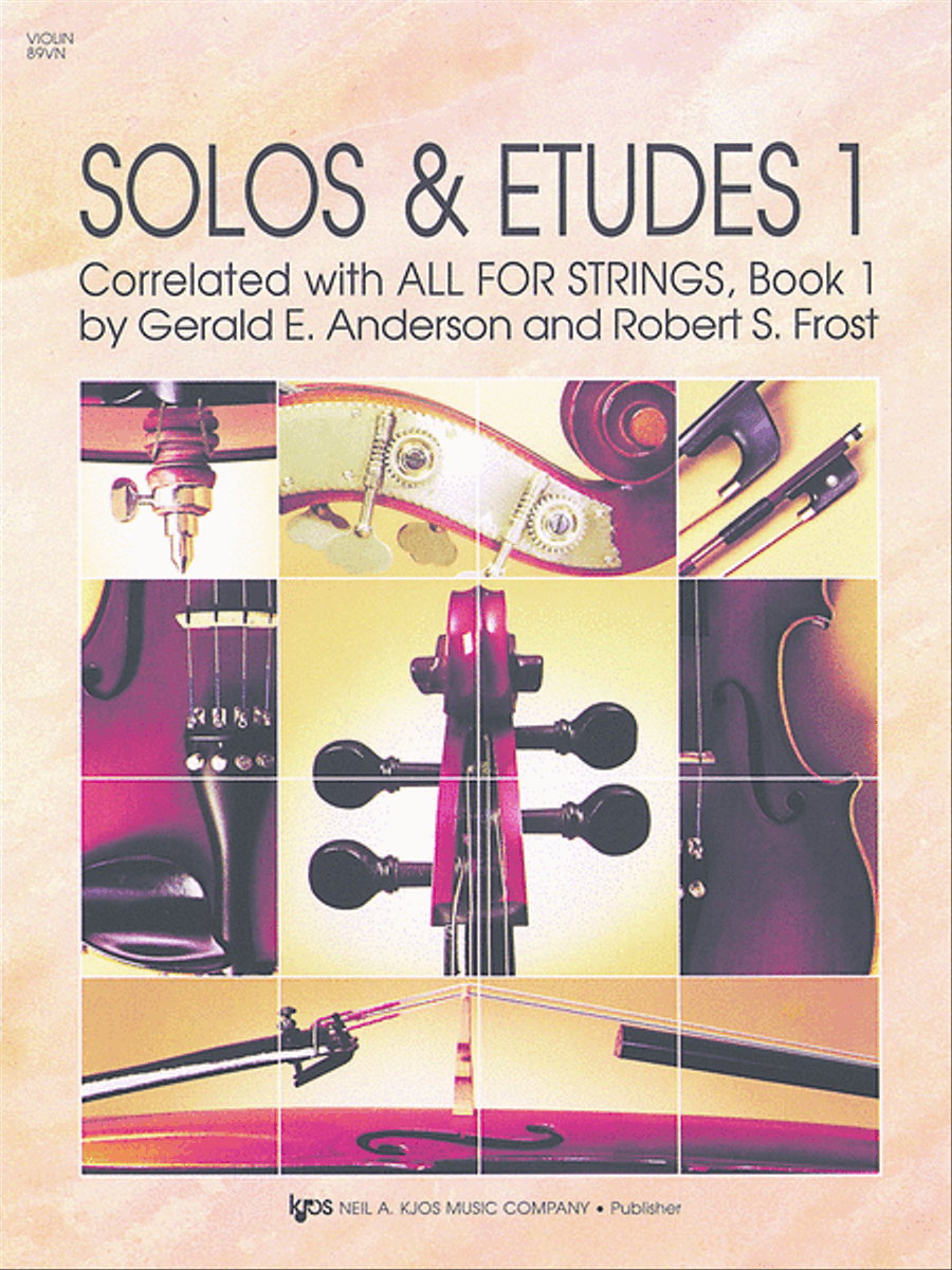 Solos And Etudes, Book1 - Violin Orchestra scores gallery preview page 1