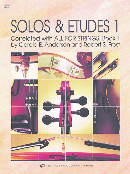 Solos And Etudes, Book1 - Violin