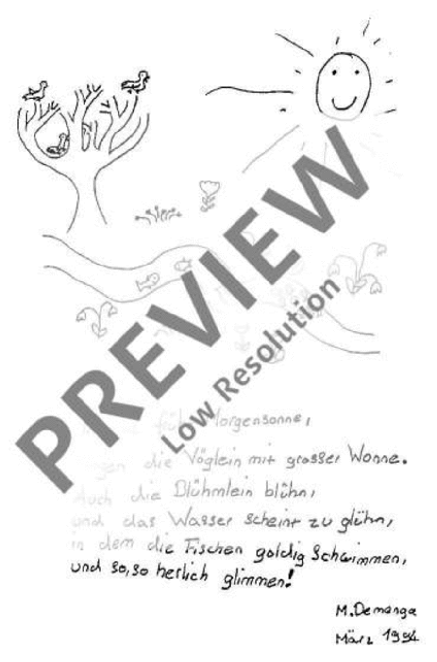 5 Mileva-Lieder Voice Solo scores gallery preview page 4