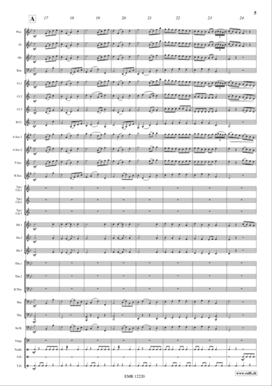 Rondeau Concert Band scores gallery preview page 5