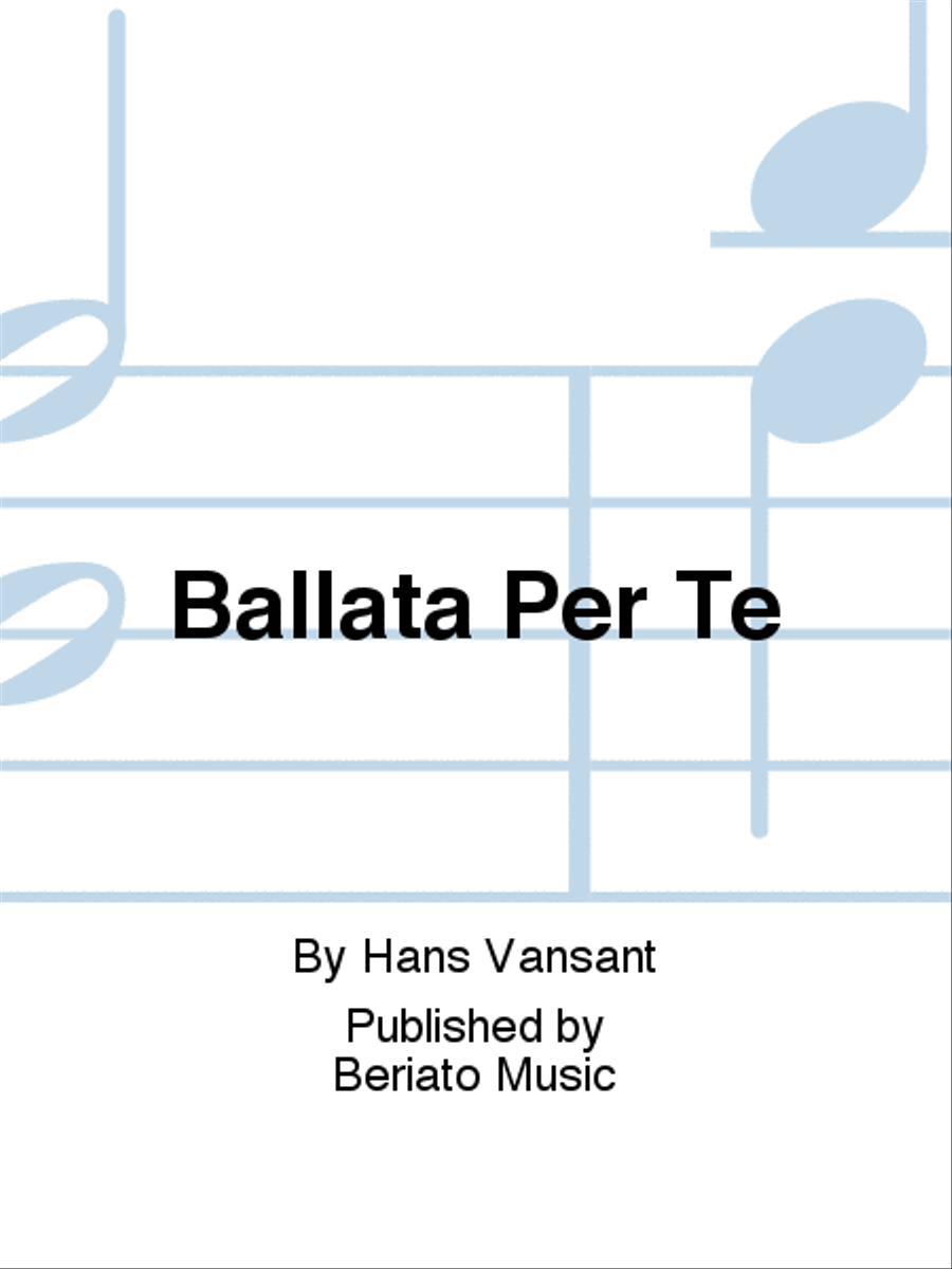 Ballata Per Te Fanfare Band scores gallery preview page 1