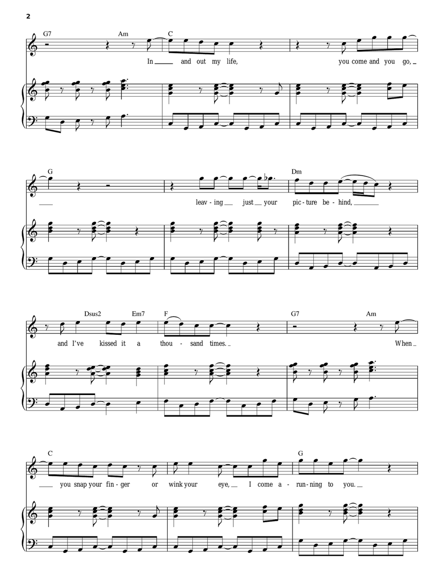 I Can't Help Myself (Sugar Pie, Honey Bunch) Piano, Vocal scores gallery preview page 2