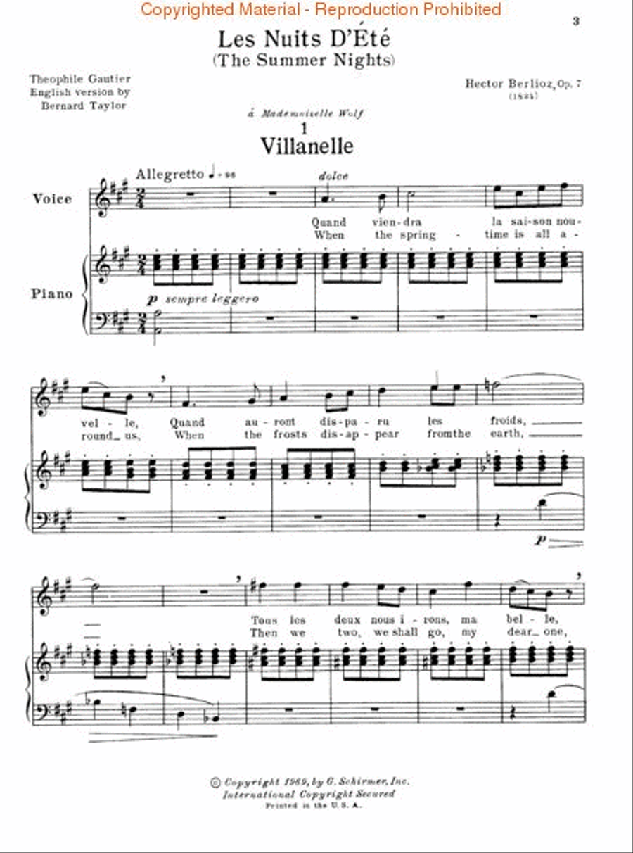 Les nuits d'ete Voice scores gallery preview page 2