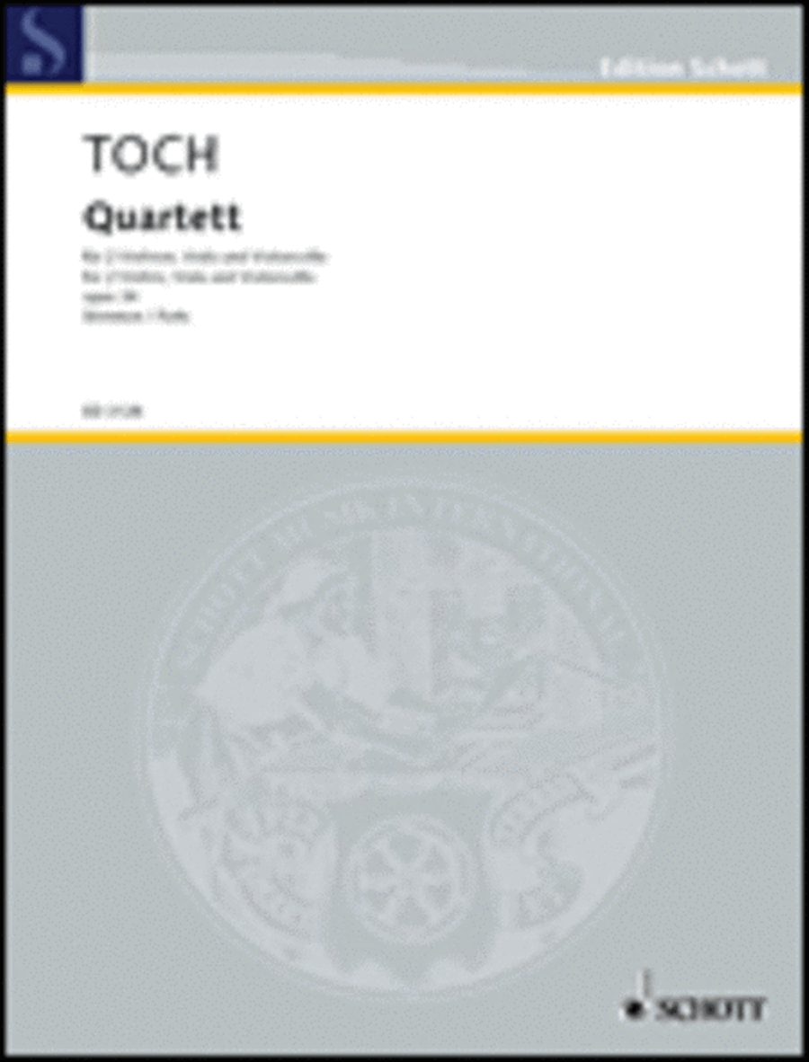 Toch E Strqu Op34 (fk) Cello scores gallery preview page 1