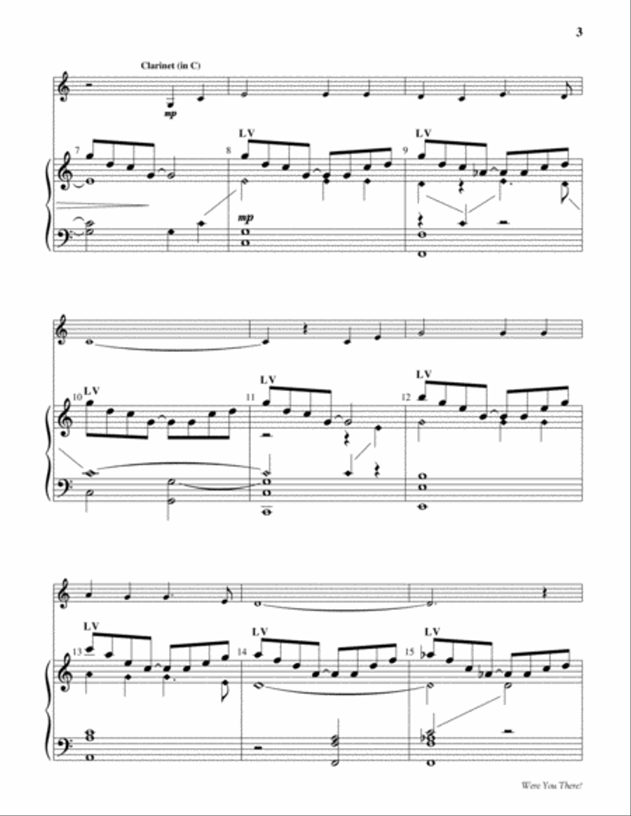 Were You There? Were You There? 5-Octaves scores gallery preview page 3