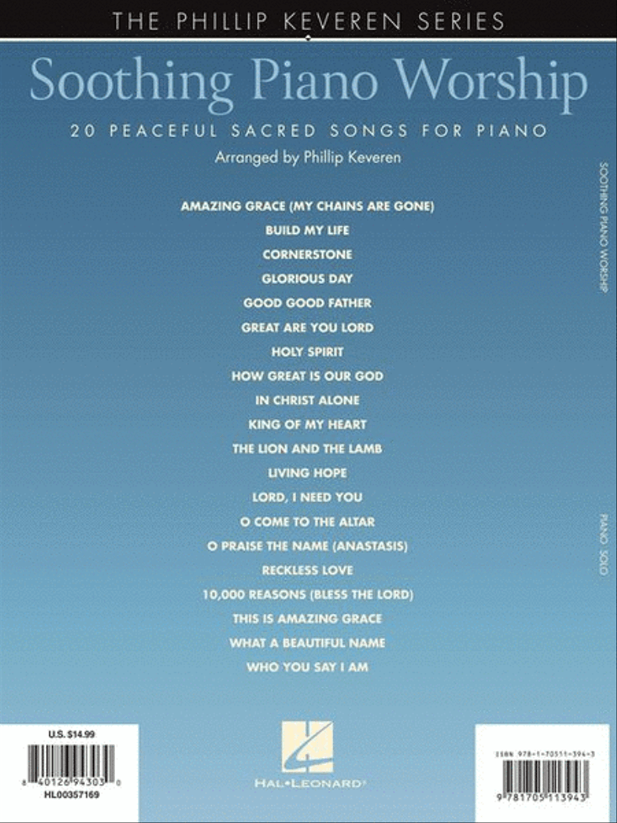 Soothing Piano Worship Piano Solo scores gallery preview page 9