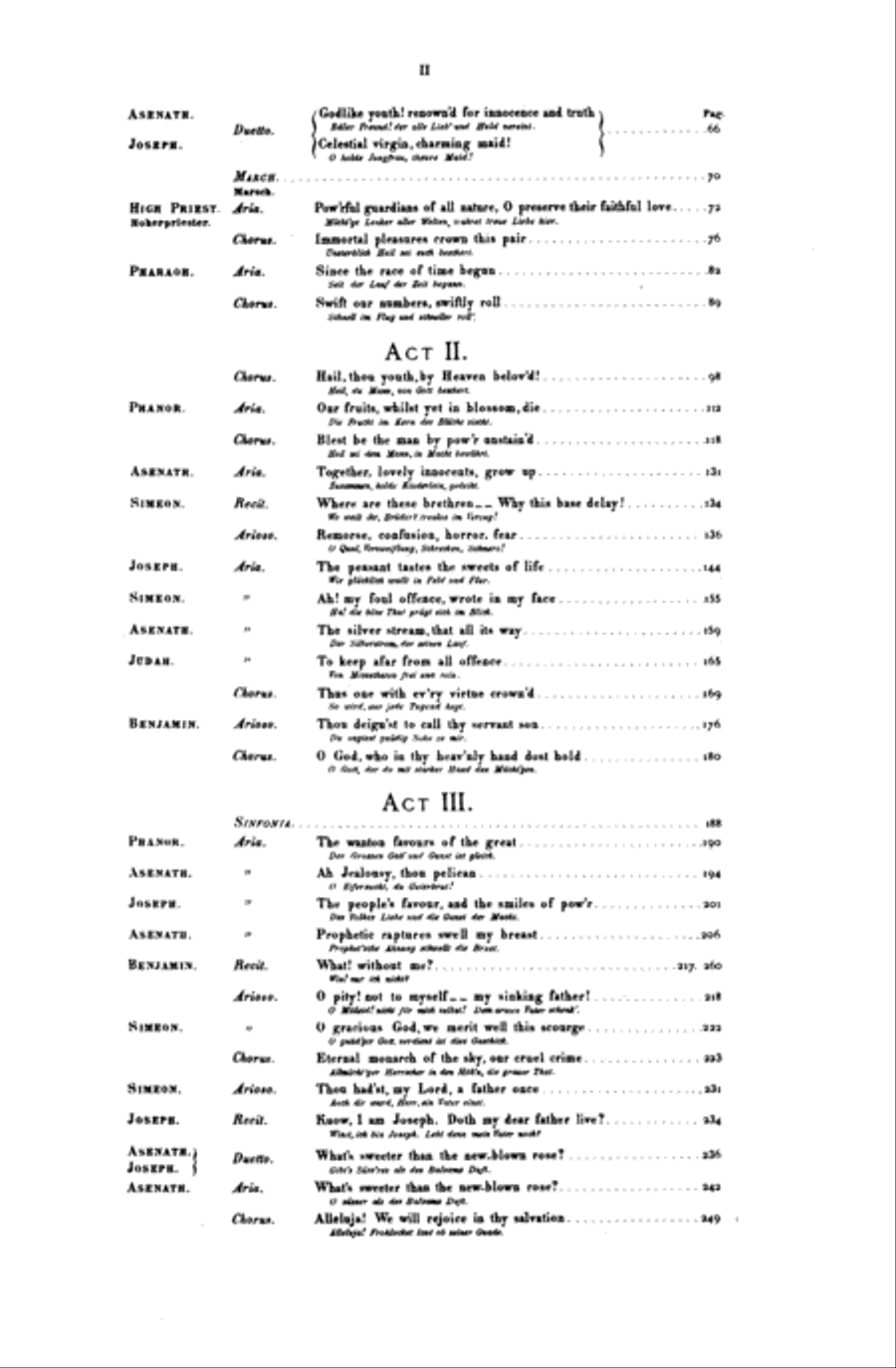 Joseph (1744) Choir scores gallery preview page 5