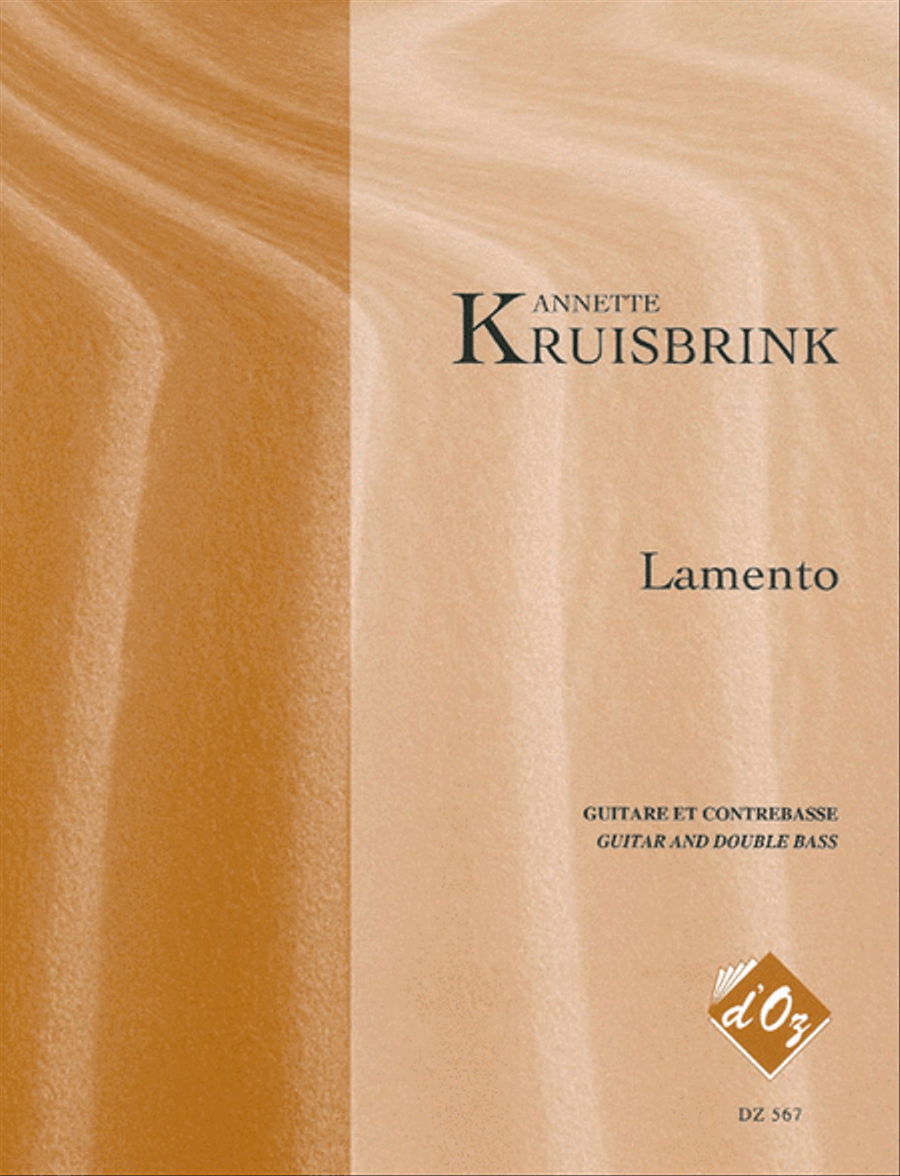 Lamento Double Bass scores gallery preview page 1