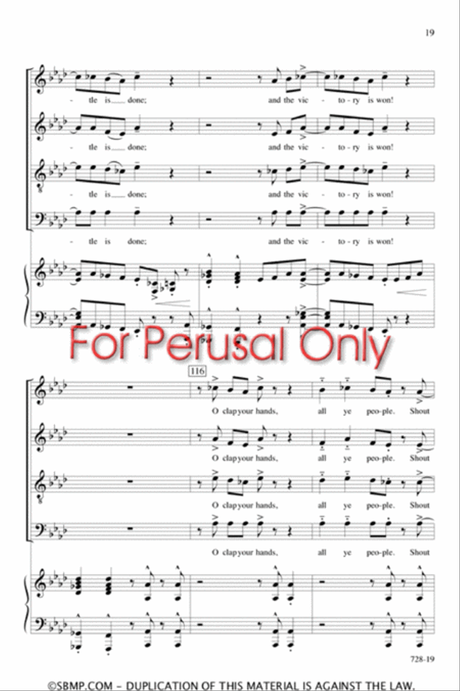 Rejoice! - SATB Octavo Rejoice! - SATB Octavo 4-Part scores gallery preview page 18