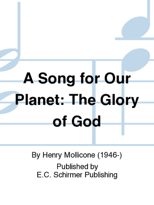 Book cover for A Song for Our Planet: The Glory of God