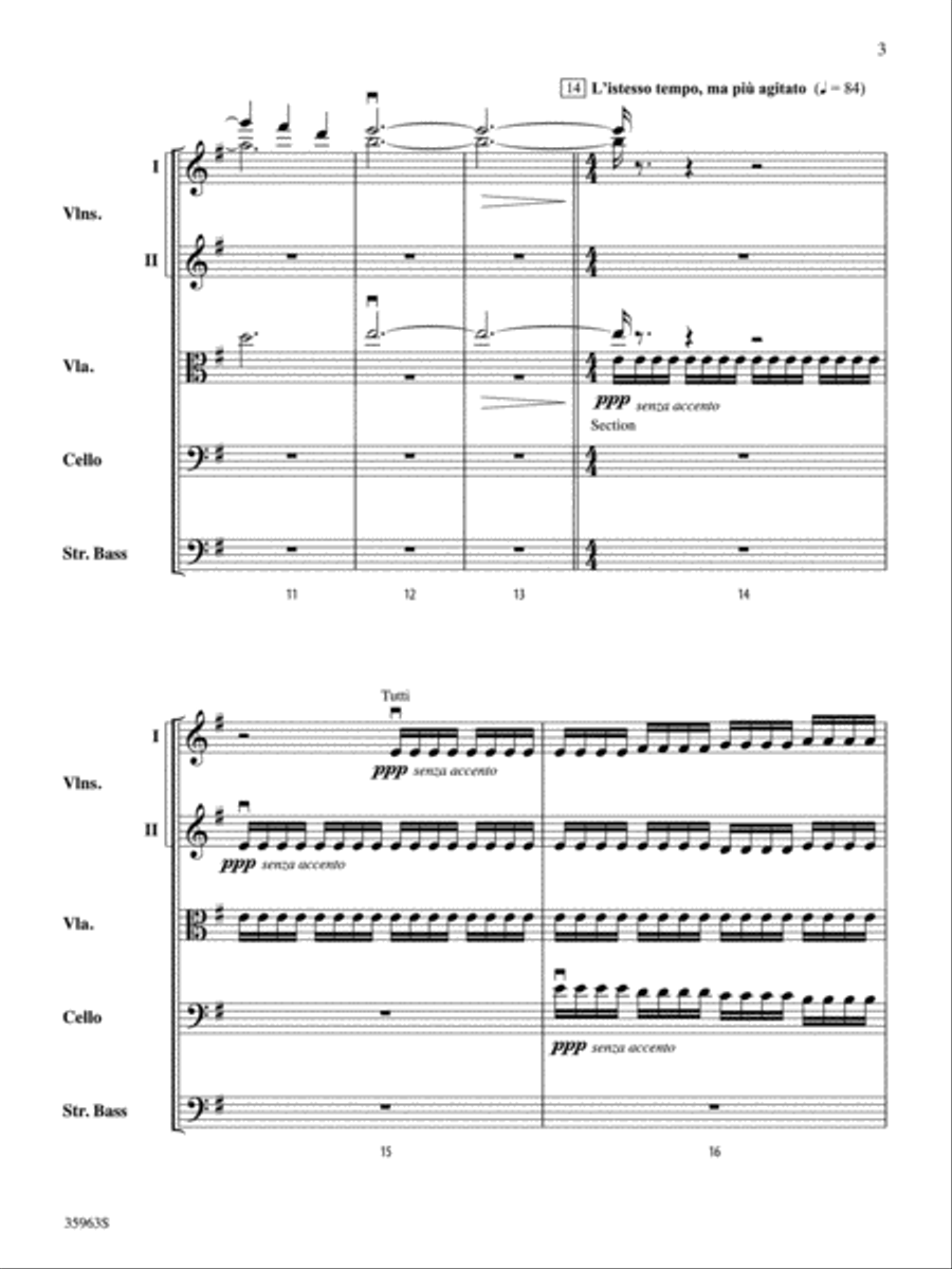 Vanishing Pointe String Orchestra scores gallery preview page 3